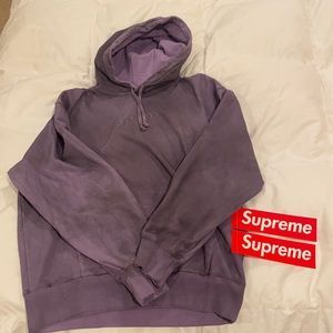 Supreme Spray Violet Hooded Sweatshirt